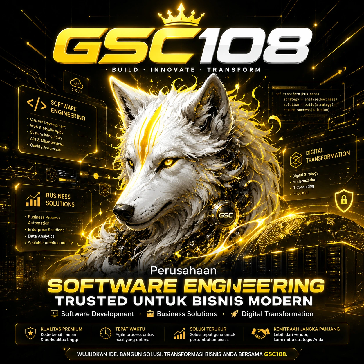 GSC108 : Perusahaan Software Engineering Trusted untuk Bisnis Modern
